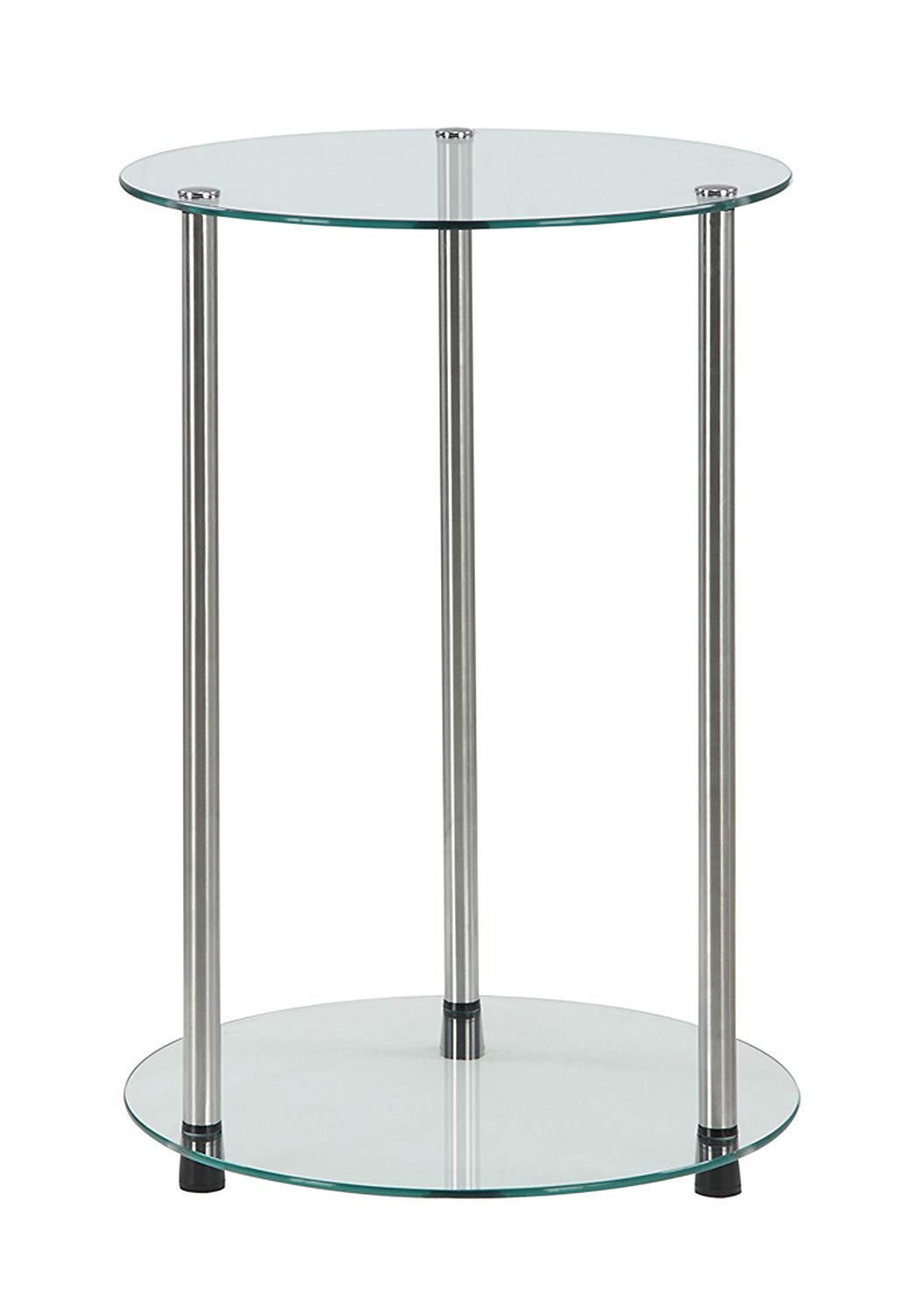 2-Tier Round End Table