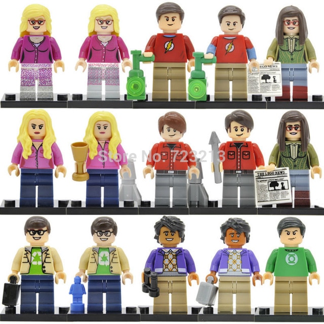 7 Pieces TBBT Figure Building Blocks Set