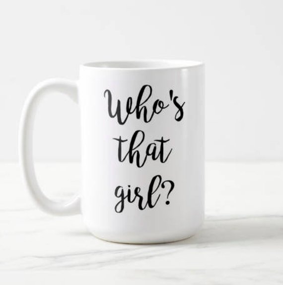 APPleasantPeninsulaCo Who’s That Girl Oversized Mug