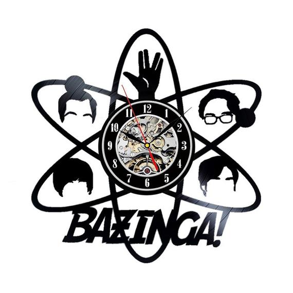Big Bang Theory Vinyl Record Clock