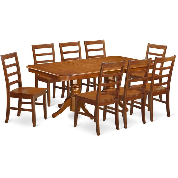 August Grove Pillsbury Contemporary 9 Piece Wood Dining Set