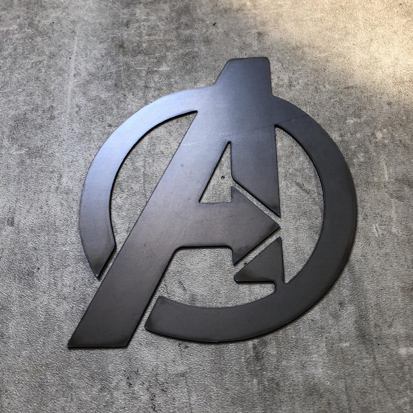Avengers Metal Sign, Logo Plaque