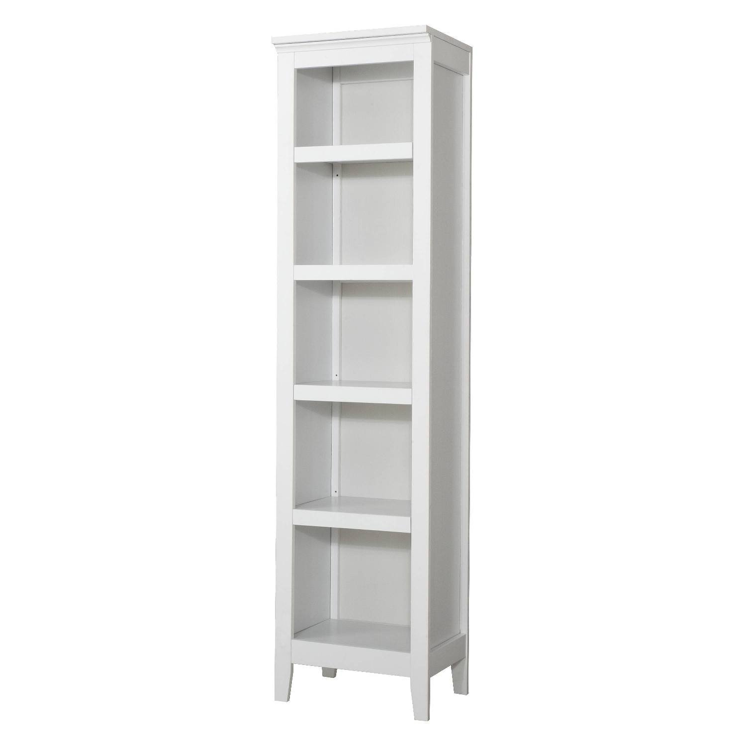 Threshold Carson Narrow Bookcase, White