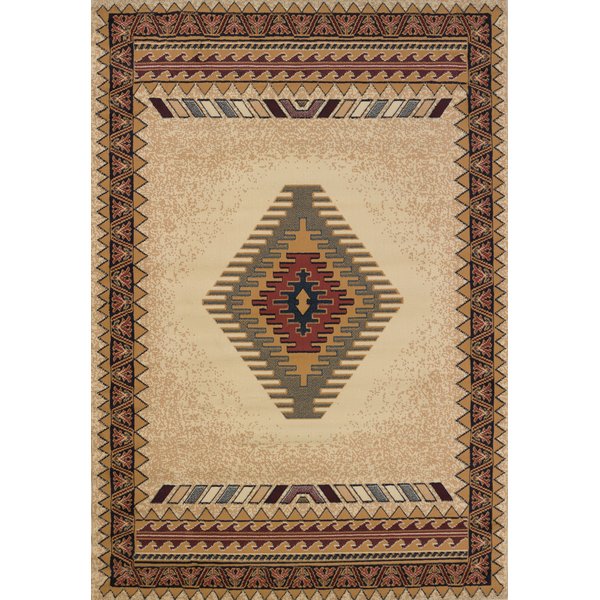 Loon Peak Hyacinthe Tucson Cream Area Rug