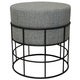 Overstock Modern Designs Round Metal Ottoman