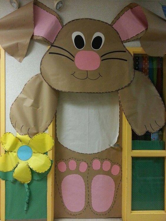 brown bunny door