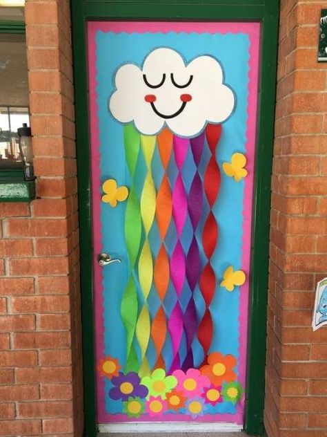 rainbow door