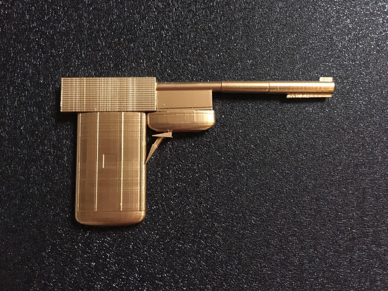 Golden Gun James Bond 3D Printed