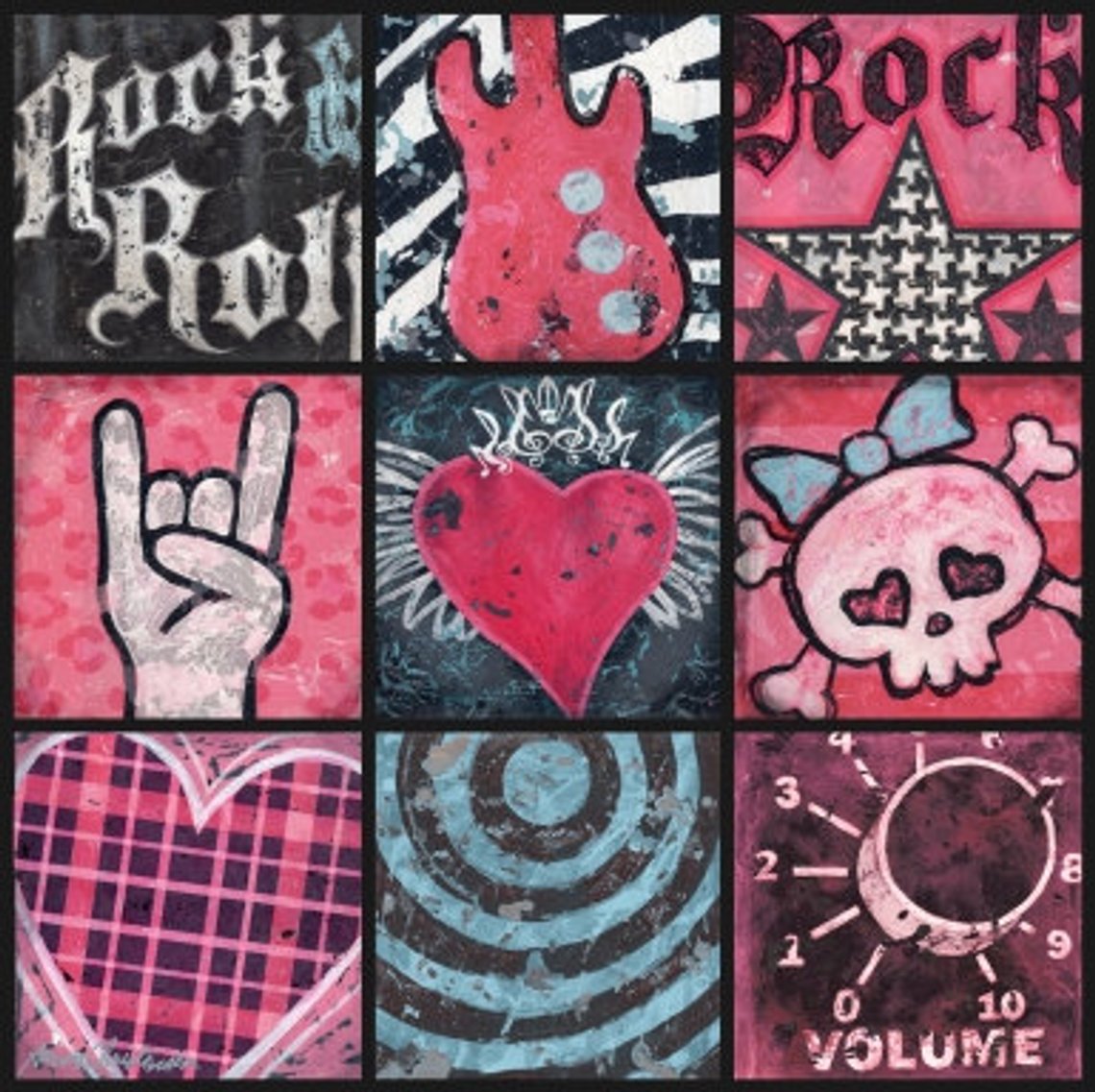 Aaron Christensen I Love Rock and Roll Wall Art