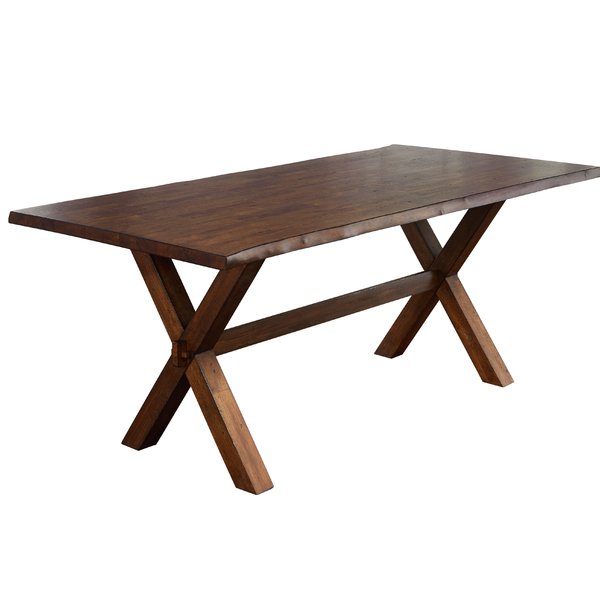Millwood Pines Tiggs Solid Wood Dining Table