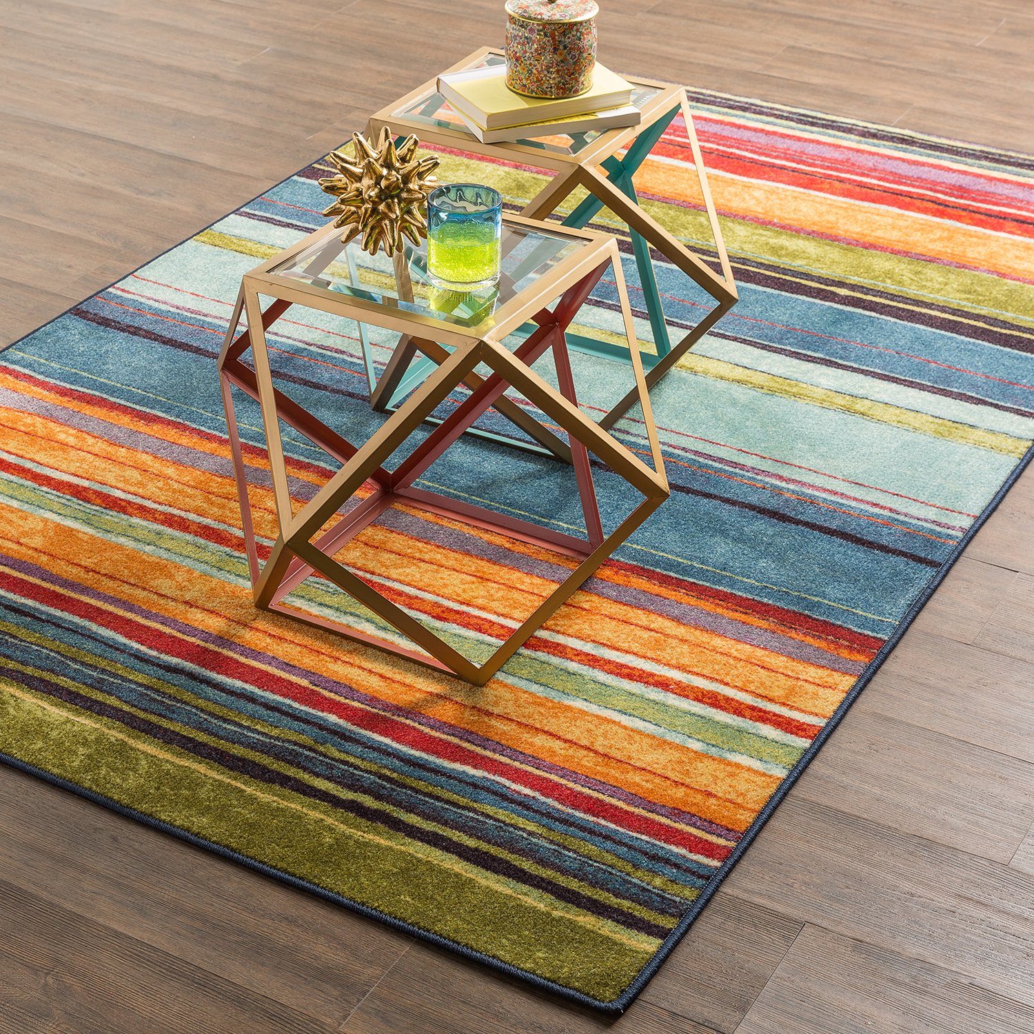 Mohawk Home New Wave Rainbow Printed Rug