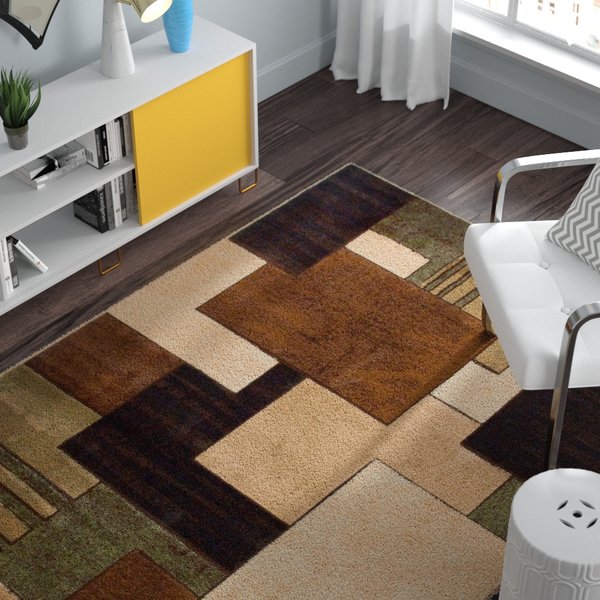 Zipcode Design Nolan Brown/Green Area Rug