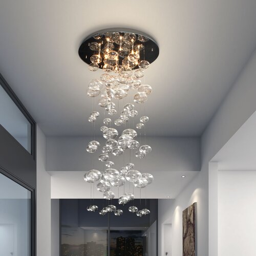 dCOR design Inertia 10-Light Cascade Pendant