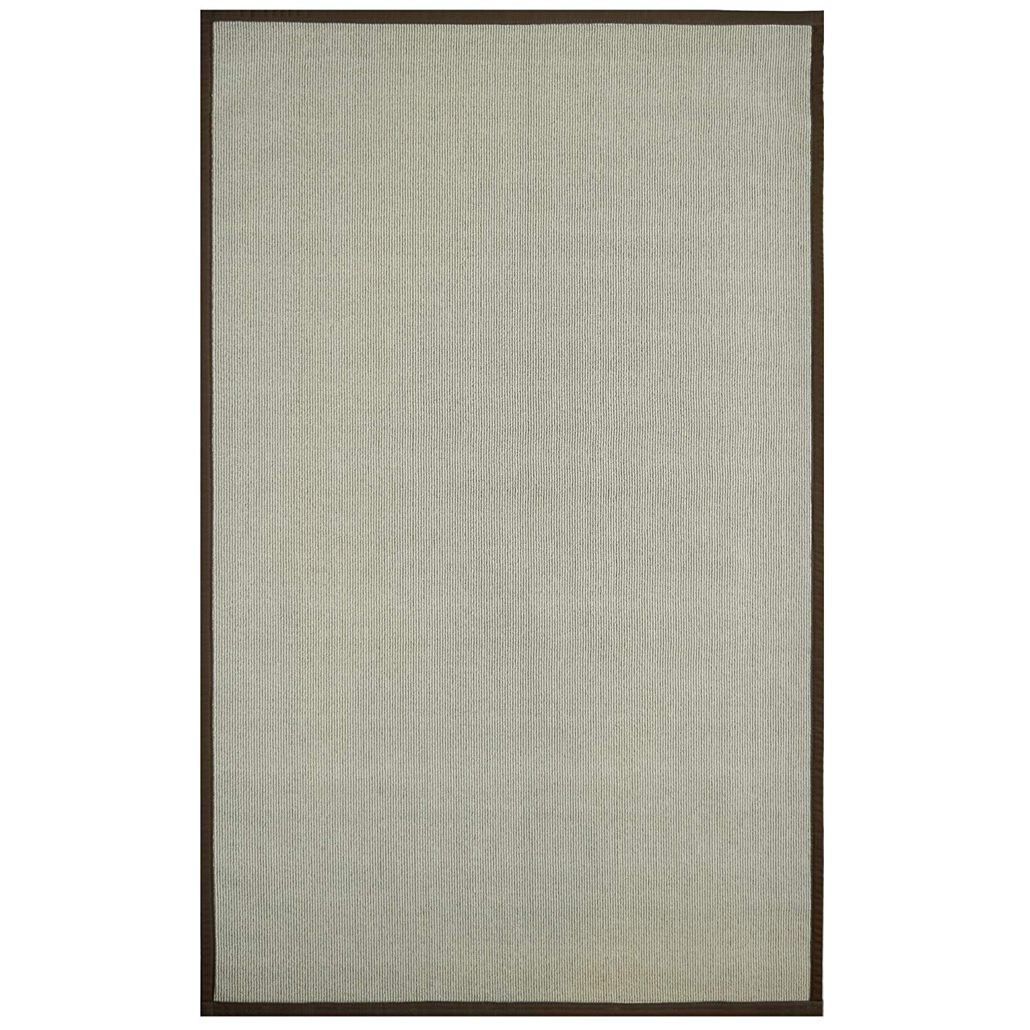 iCustomRug Zara Contemporary Synthetic Sisal Rug in Brown