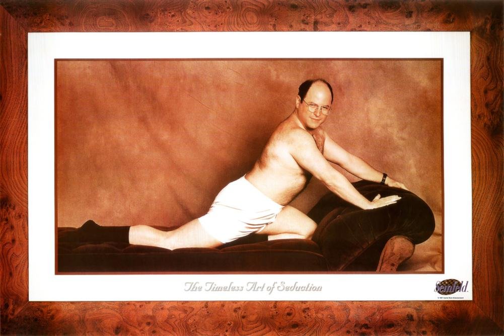Seinfeld George The Timeless Art of Seduction Poster Print