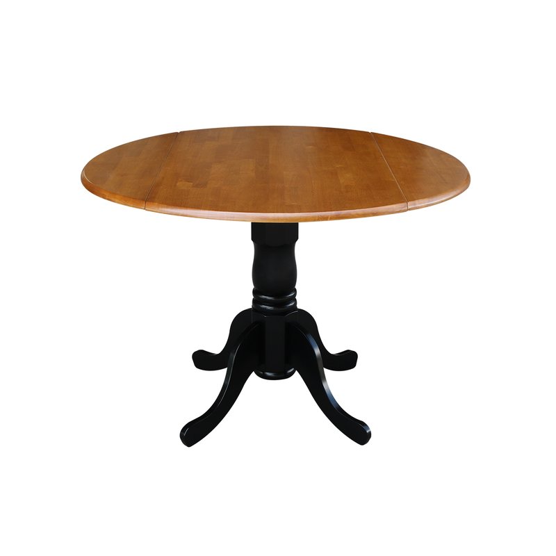 Three Posts Boothby Round 42” Dual Drop Leaf Dining Table
