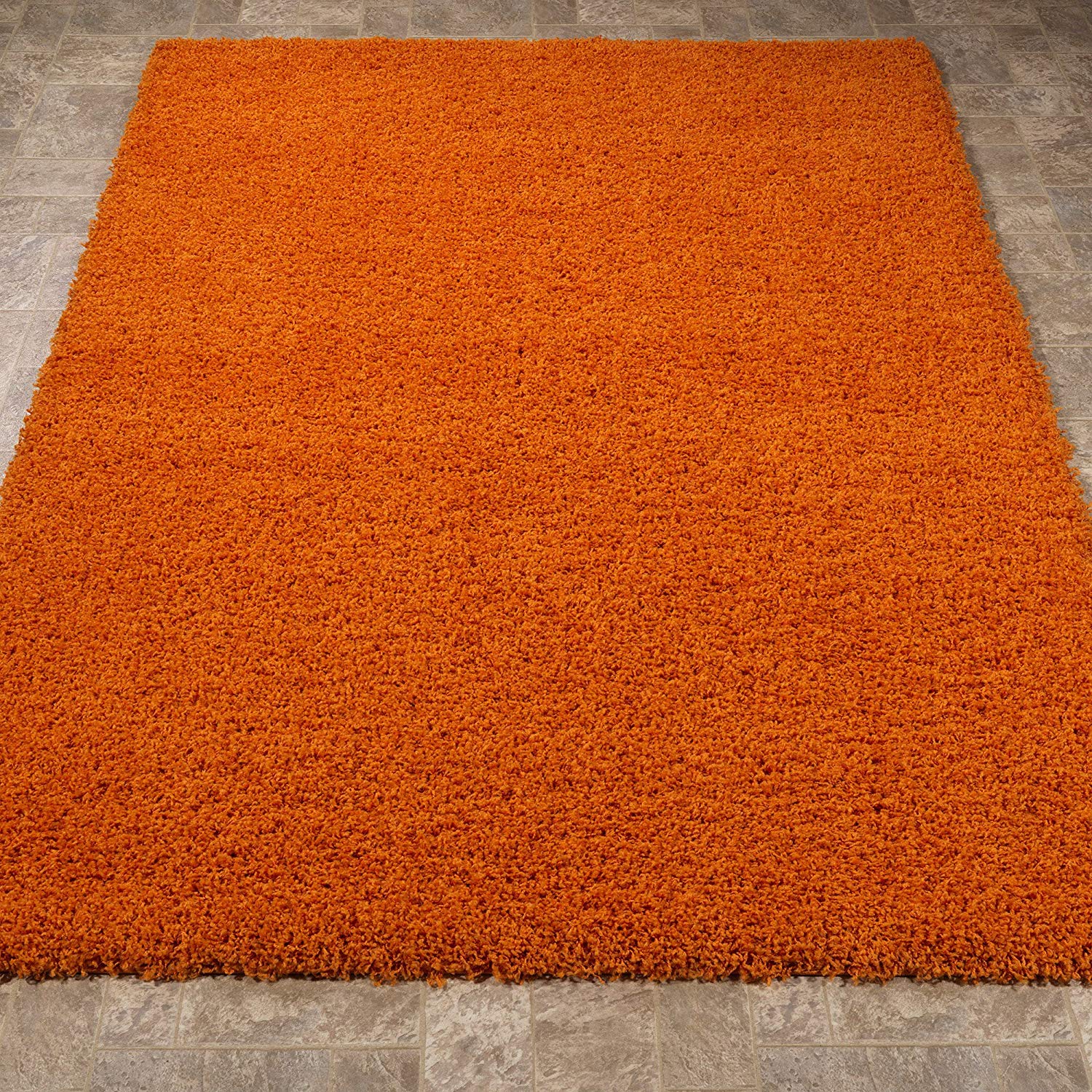 Sweet Home Stores Shaggy Area Rug, Orange