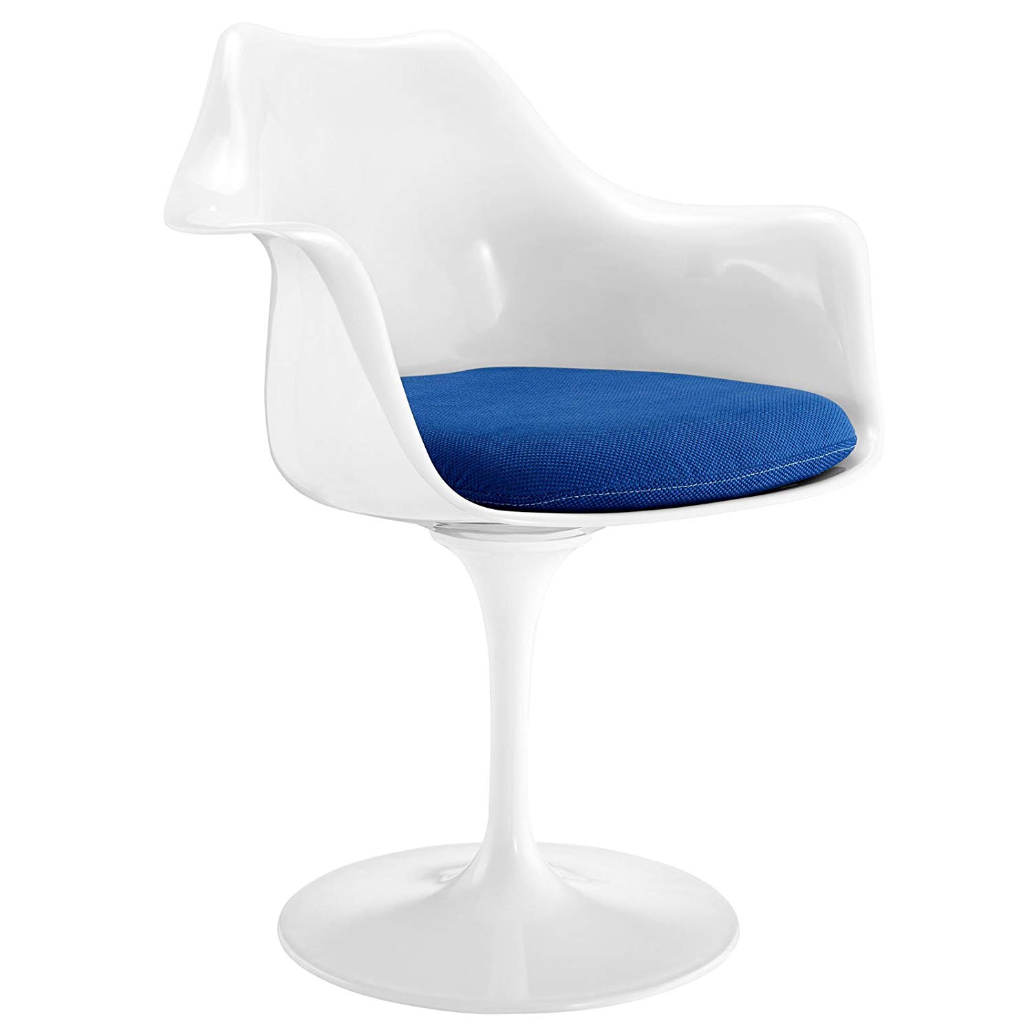 Modway Lippa Modern Dining Armchair, Blue