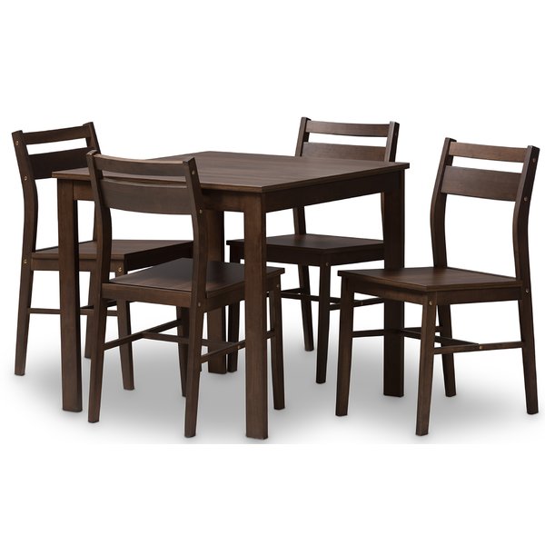 Winston Porter Hersom 5-Piece Dining Set