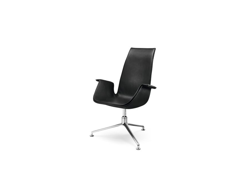 Jorgen Kastholm & Preben Fabricius for Walter Knoll FK Bucket Seat, Black