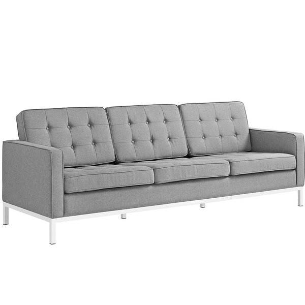 Orren Ellis Gayatri Sofa, Light Gray