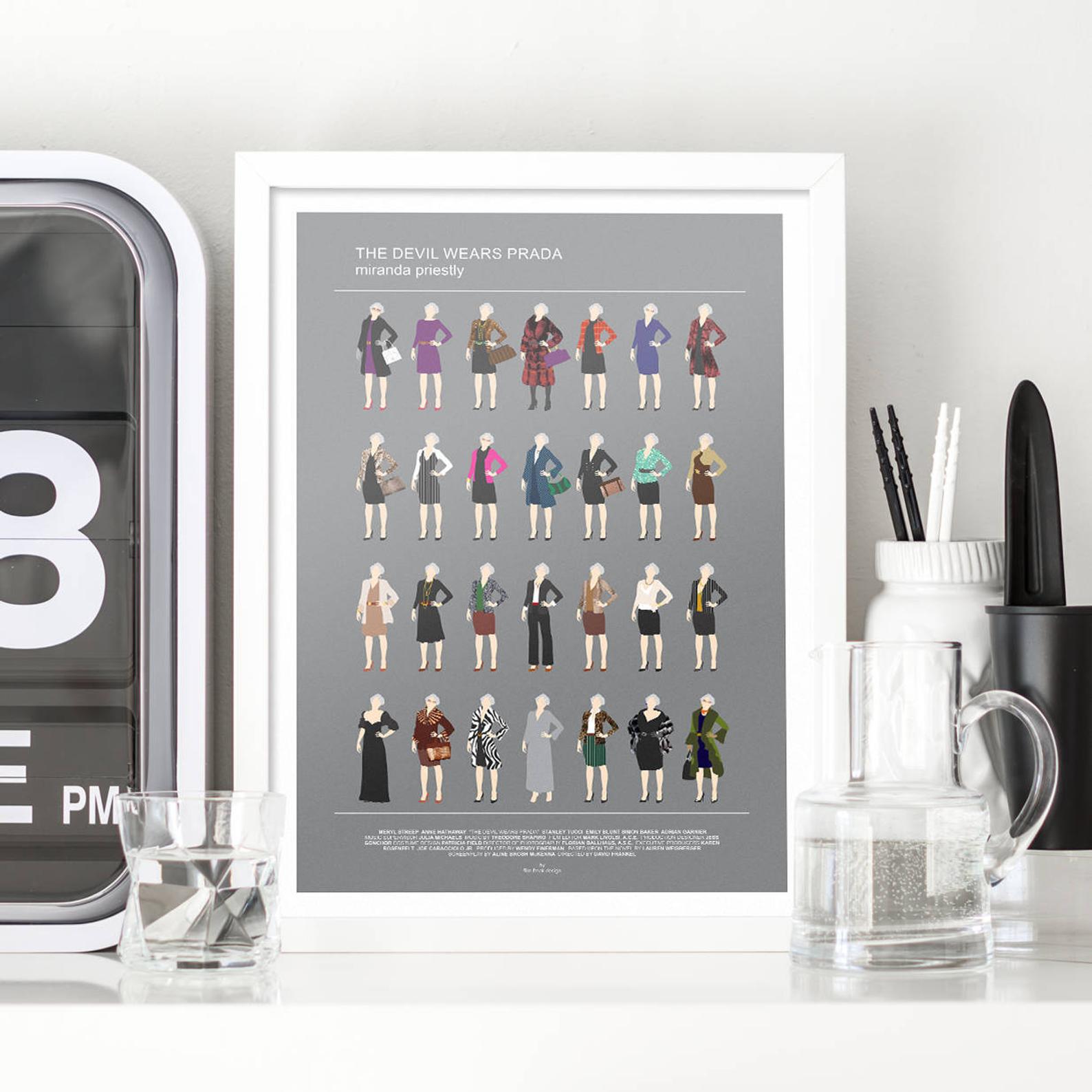 The Devil Wears Prada poster, Miranda Priestly All Looks
