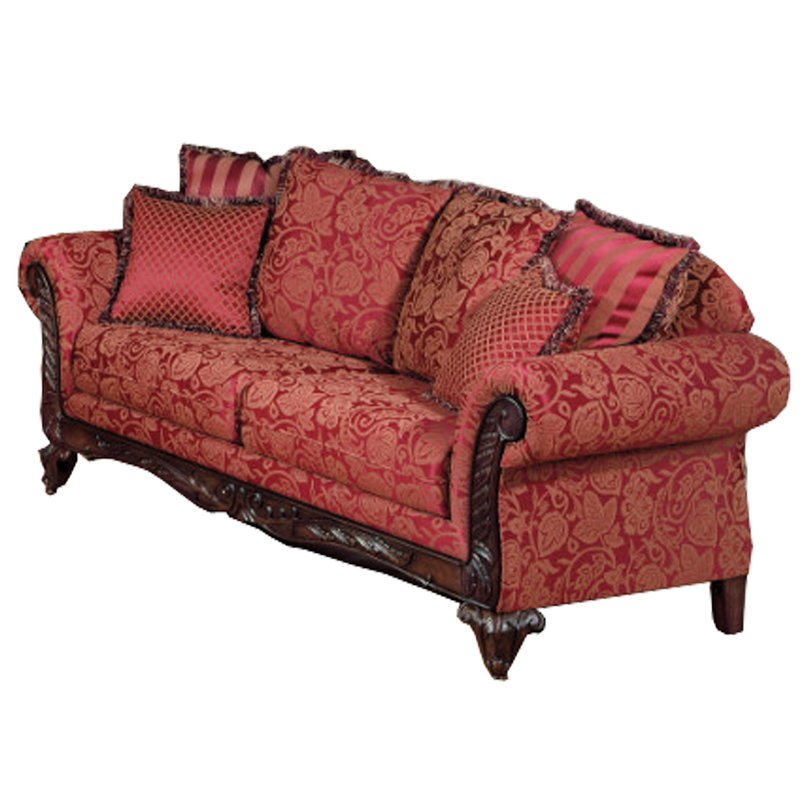 Astoria Grand Pirro Wooden Sofa