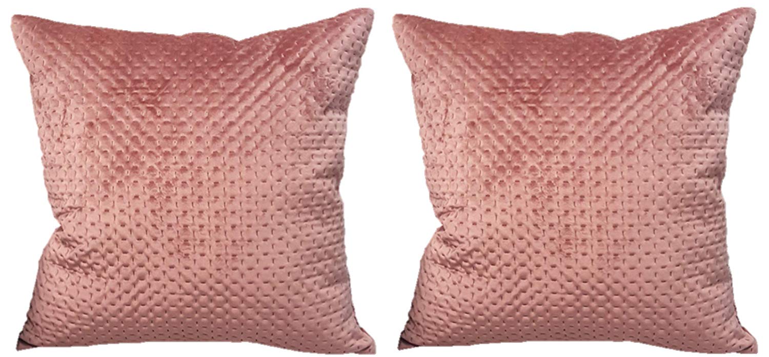 Ekka Modern Home Décor – Dark Dusty Rose Velvet Pillow Covers