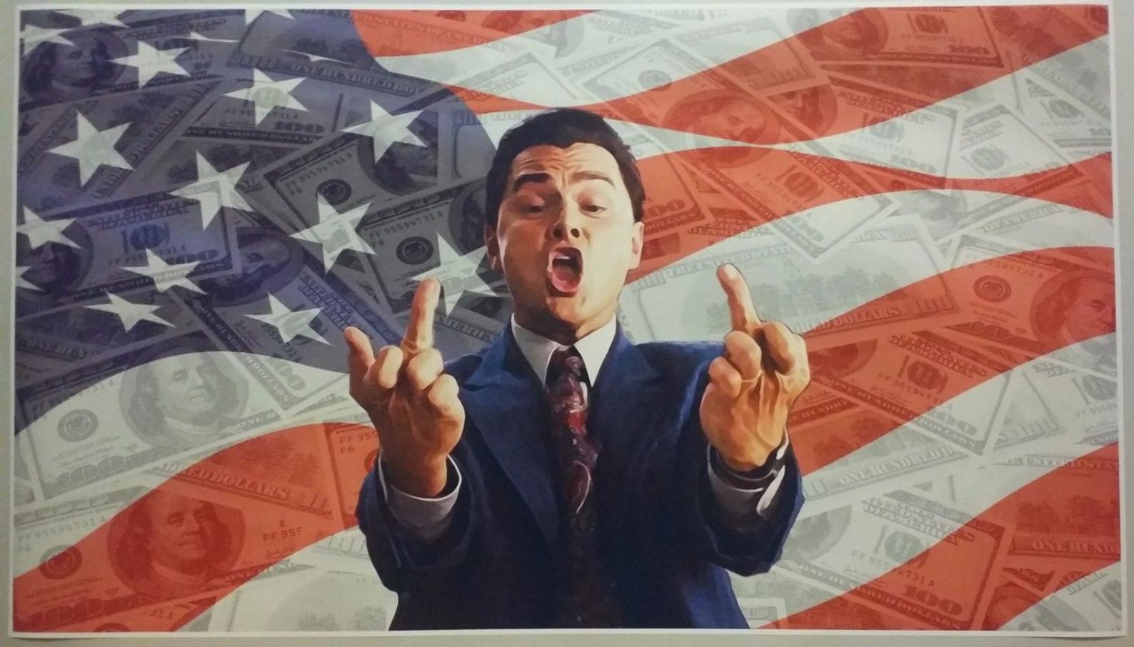 The Wolf of Wall Street Giant Wide Movie Scene Poster