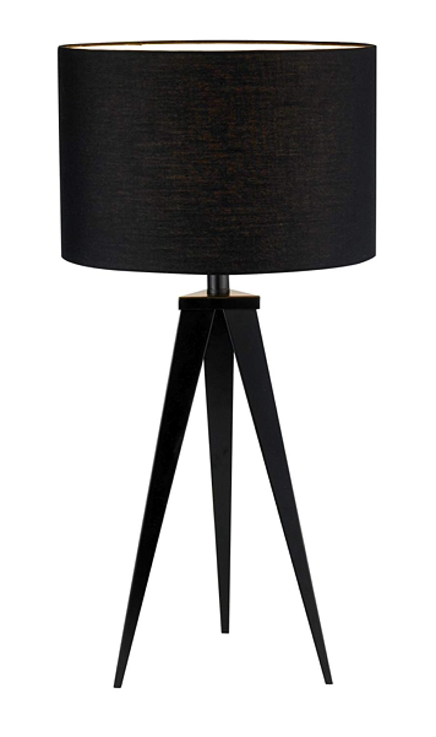 Adesso Director Table Lamp, Black