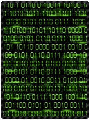 Blake Fleece Blanket Binary Code Plush Throw