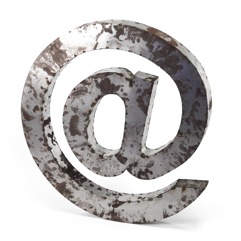 Zentique Metal @ Symbol Letter Block