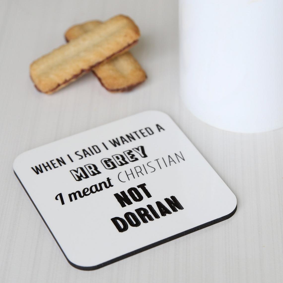 Fifty Shades of Grey – Funny Wooden Coaster