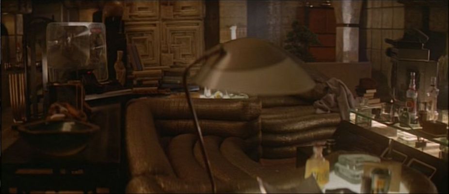 A shot of Rick Deckard’s living area