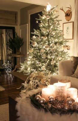 living room tree