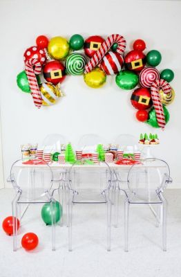 elf candy balloon