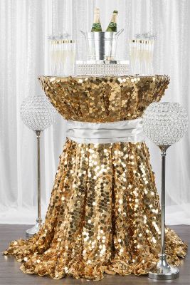 glitzy table look