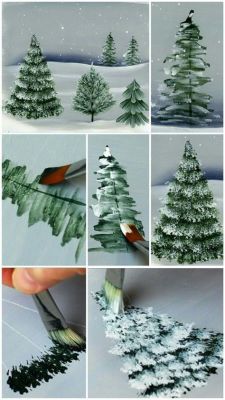 step by step christmas tree