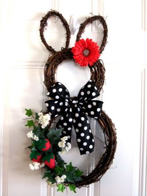 bunny wood hanger