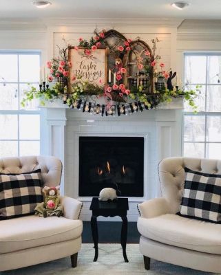 Easter Mantel Decor - A Wonderful Thought