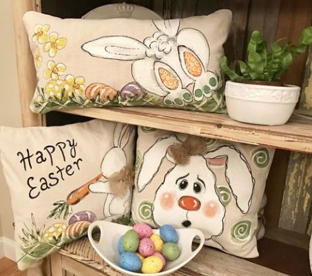 Easter, Bunny Decor, Easter Eggs, Pillows & More