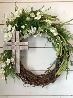 cross wreath