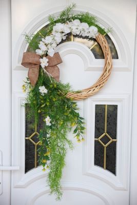diy spring wreath