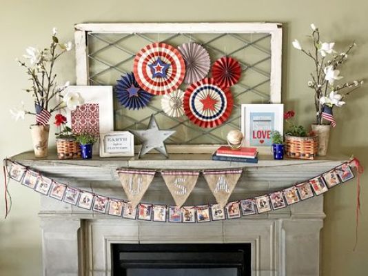 vintage mantel