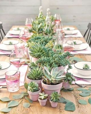 succulent centerpiece