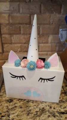 unicorn box white