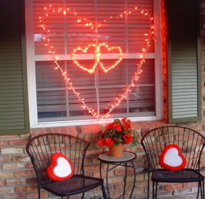 fairy light shape heart