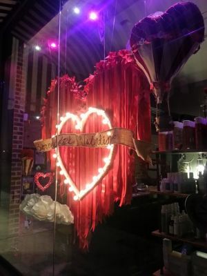 giant heart light