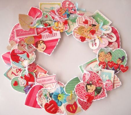 paper cuts wreath