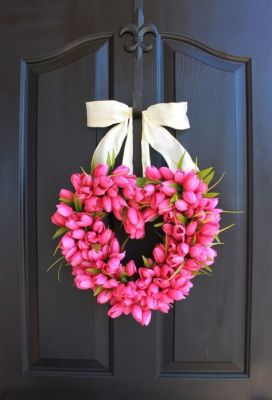 tulip wreath